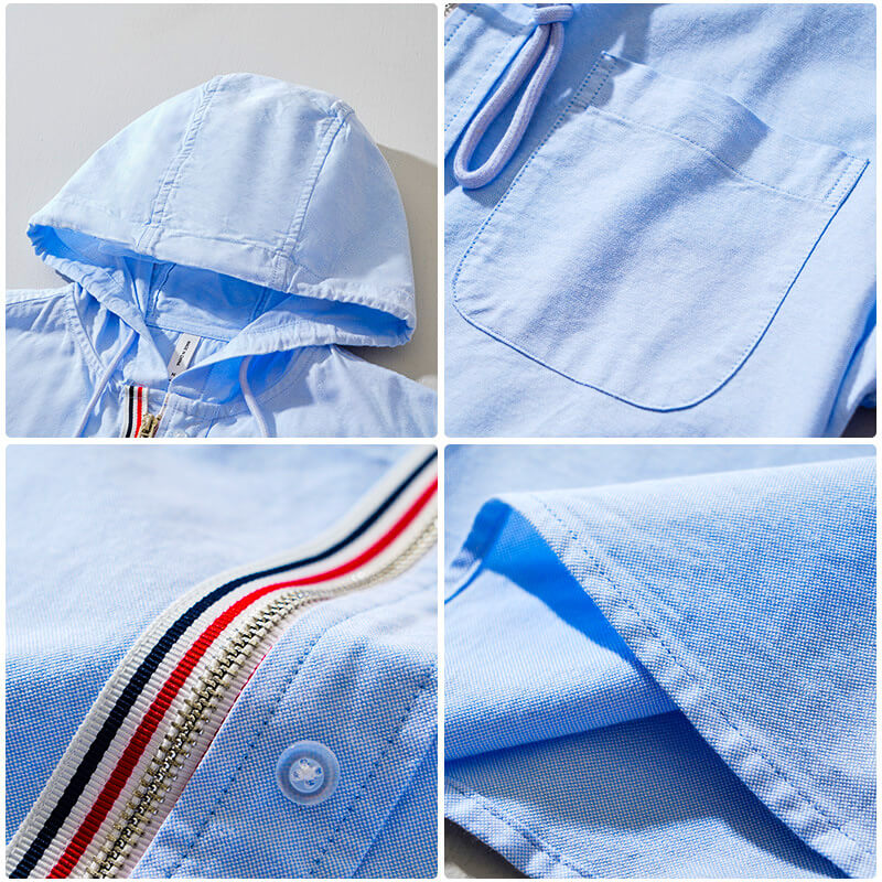 Beckham Egyptian Cotton Hooded Jacket