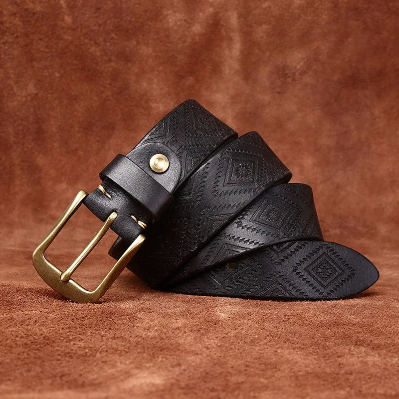 Tribal Leather Belt